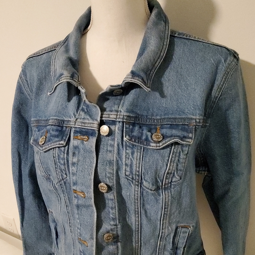 LOFT Classic Denim Jacket - Picture 3 of 7